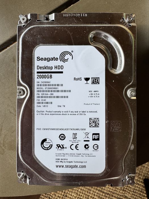 Hdd 2Tb Seagate