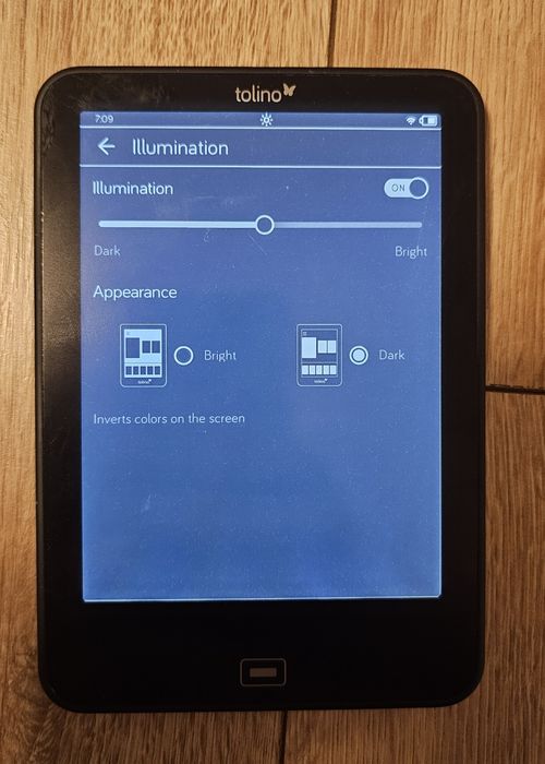 Ebook reader Tolino Vision 2 5000 cărți in romana,iluminare
