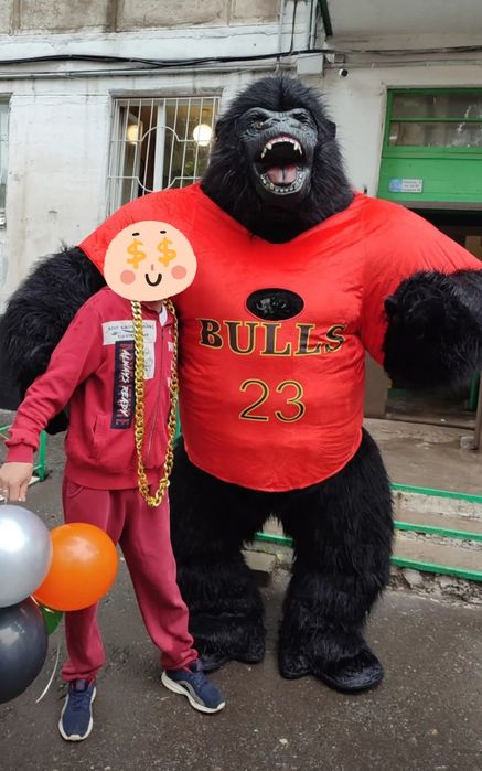 Надувной костюм гориллы