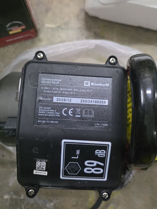 Pompa de gradina 600 W pentru apa curata Einhell GC-GP 6036