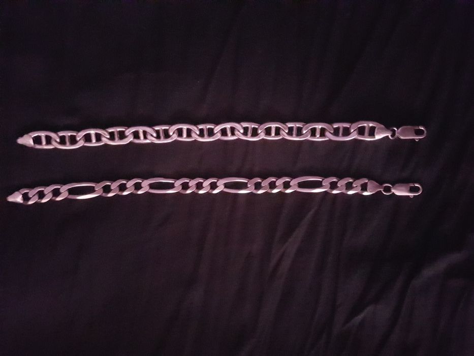 Vand 2 Lanturi 5 bratari si 7 inele ARGINT 925