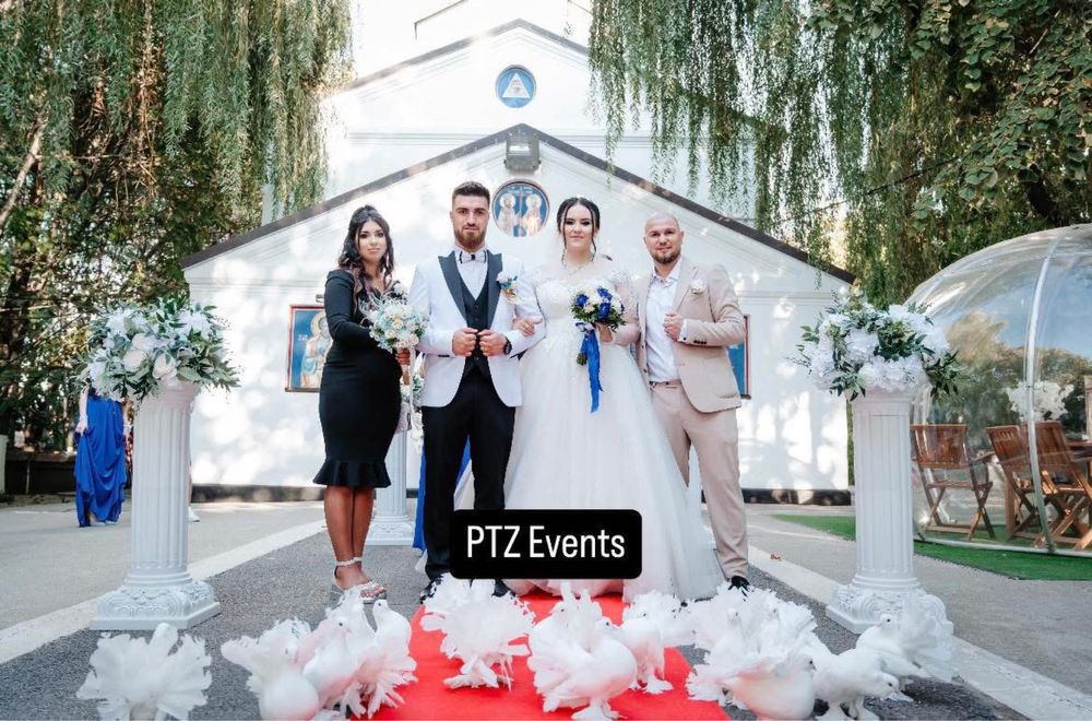 Aranjamente florale Nunta Baloane Fum greu Oglinda magica Biserica