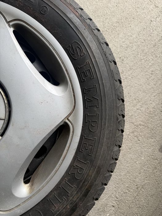 Стоманени джанти Mercedes 5x112 с гуми 195/65 R15