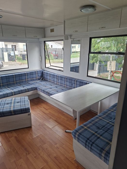 Casa pe roti Casa mobila Tiny House Casa de vacanta Container de locuit / living / 2 dormitoare / 2 bai / bucatarie / mobilata / 30 mp