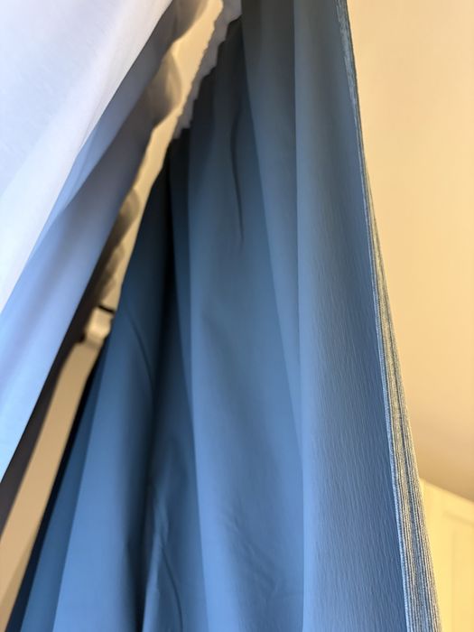 Vand un set de draperii culoare verde