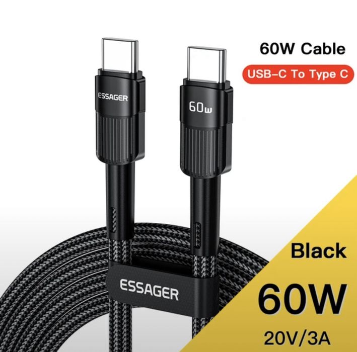 Зарядный кабель ESSAGER 60W