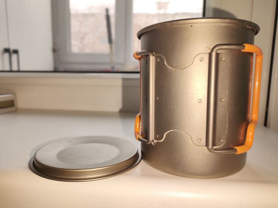 Кружка титановая 450 мл