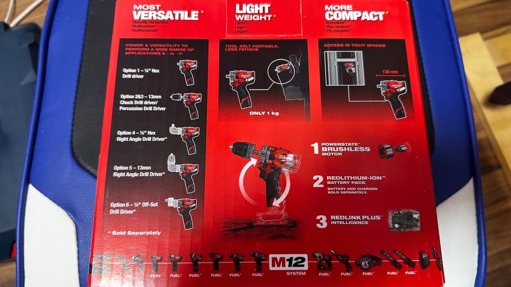 Комплект акум.инструменти с батерии Milwaukee M12 3г гаранция