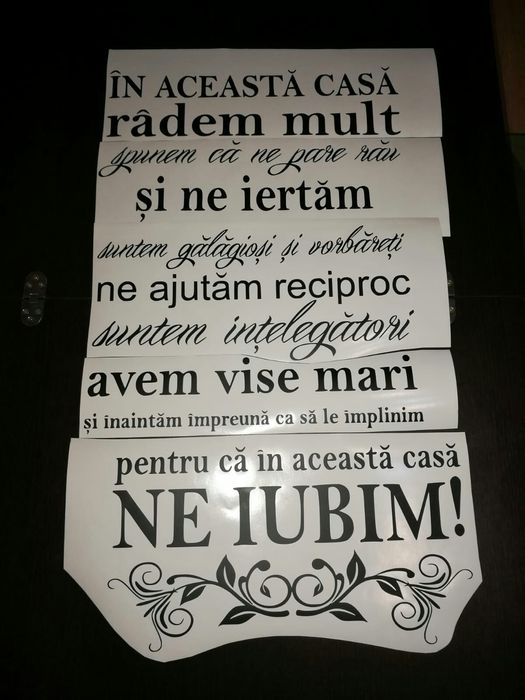 Wallsticker (perete) autocolant" Povestea casei"