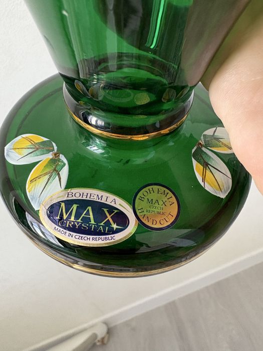 Ваза для фруктов богемская