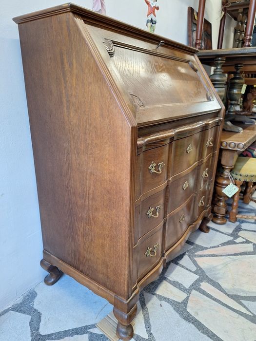 Винтидж писалище дъб масив