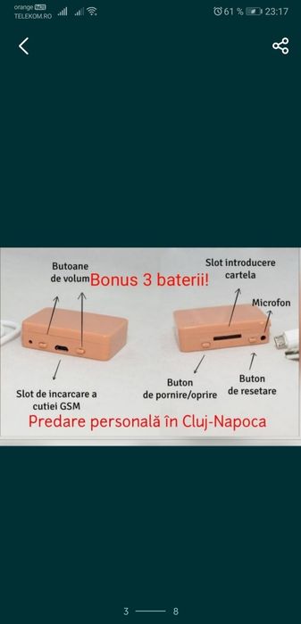 Vand cutiuta Gsm cu casca japoneza MC 2500 de culoarea pielii