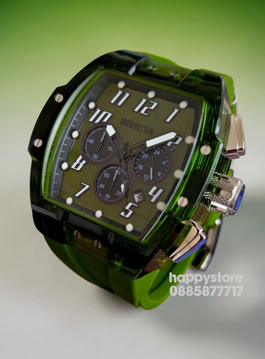 INVICTA Ghost Green 47 mm, Инвикта нов ръчен часовник гр. Русе Център ...