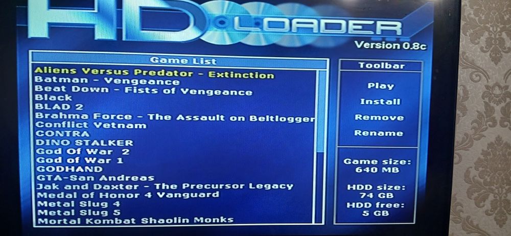 PS2 fat HDD 80gb