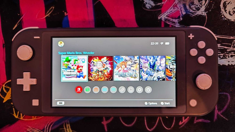 Nintendo switch lite gray + pico fly  128гб карта