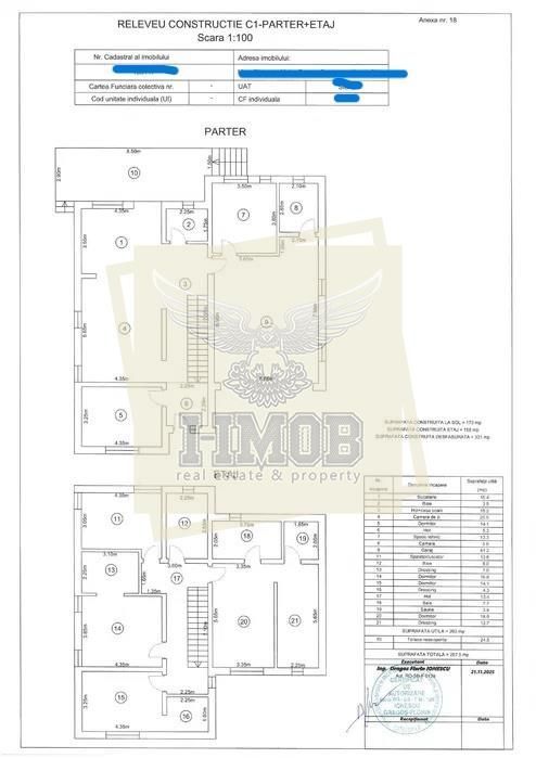 Casa 4 camere 3 bai si teren 500 mp Veterani