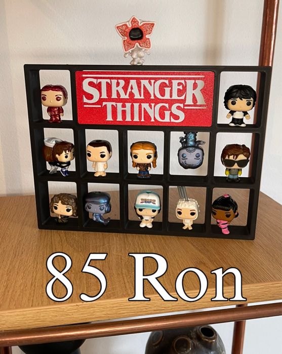 Box / Suport pentru figurine Kinder Joy – Stranger Things (print 3D)