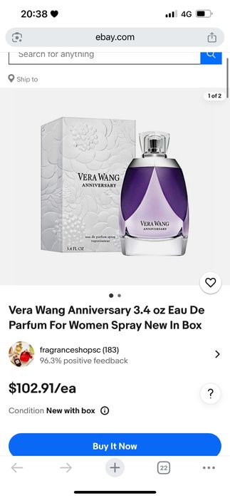 Парфюм Vera Wang Anniversary