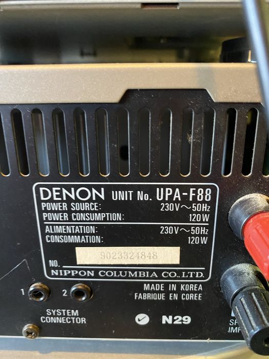 Denon amplifer +tuner