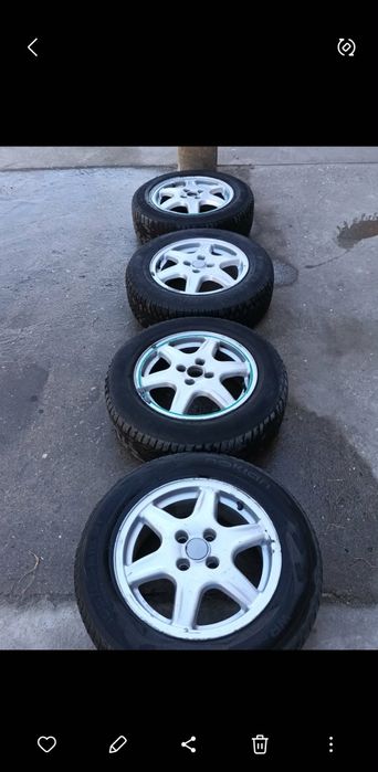 Лети джанти със зимни гуми 4 болта от Опел