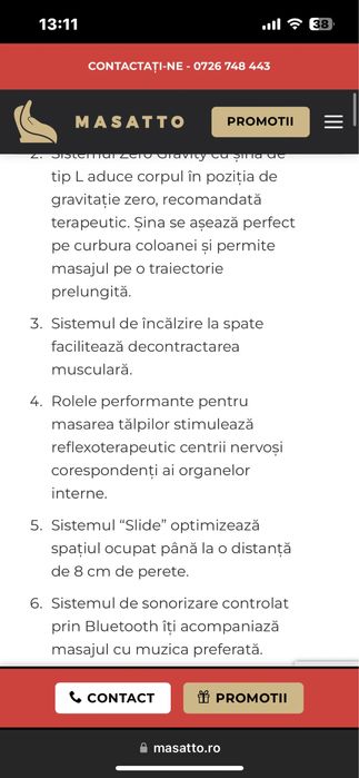 Fotoliu masaj folosit f puțin