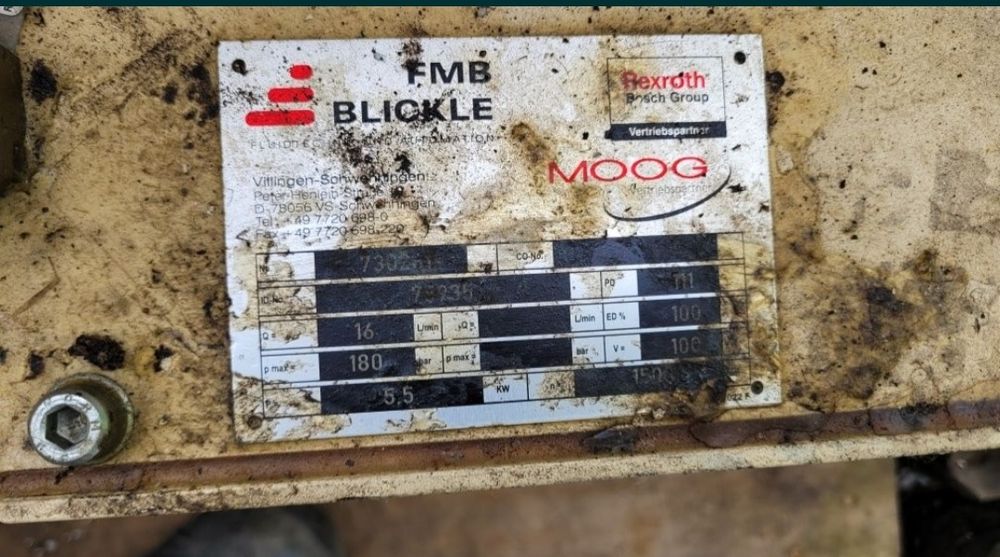 centralina pompa hidraulica rezervor motor electric grup distribuitor