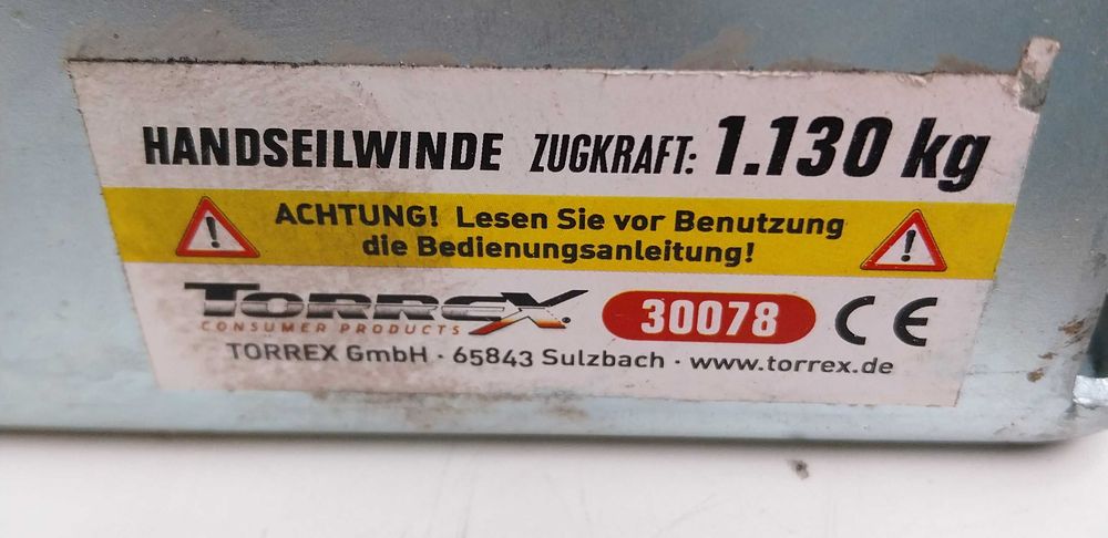 НАЙ ДОБРАТА ОФЕРТА Нова Ръчна лебетка 1130кг Torrex