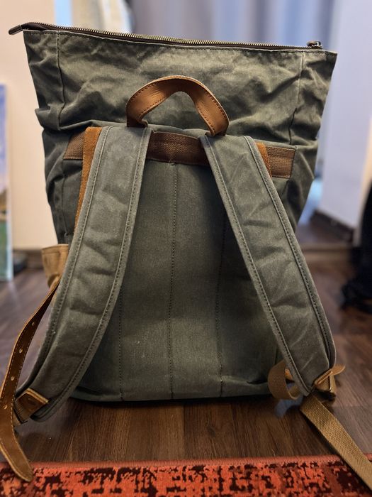 Rucsac Boston Urban Bag verde cerat