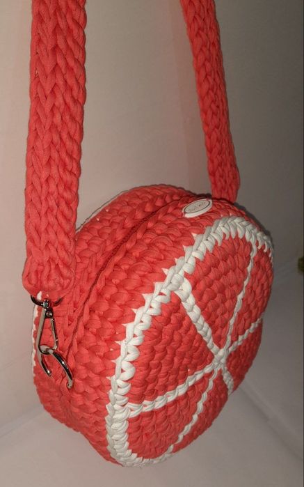Вязаные сумки из трикотажной пряжи
