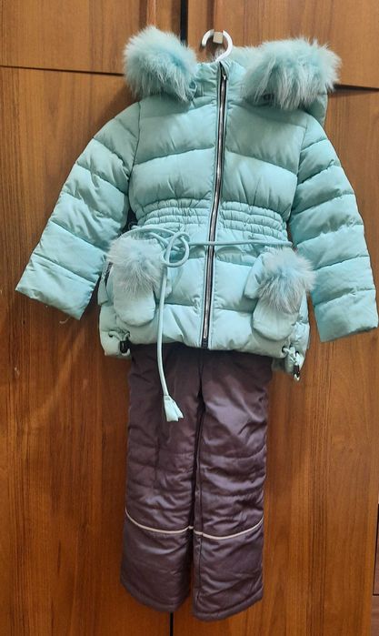Детский зимний комбинезон для девочки
