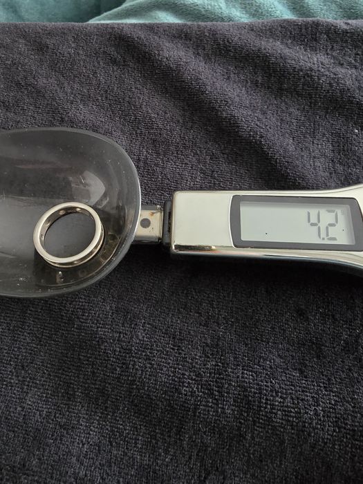 Inel argint 925, mărime 18 mm, model perforat – 4,2 g