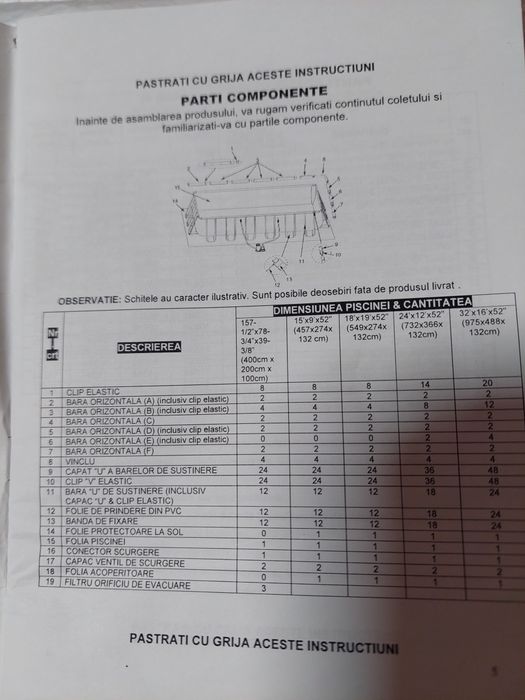 Piscină de vânzare