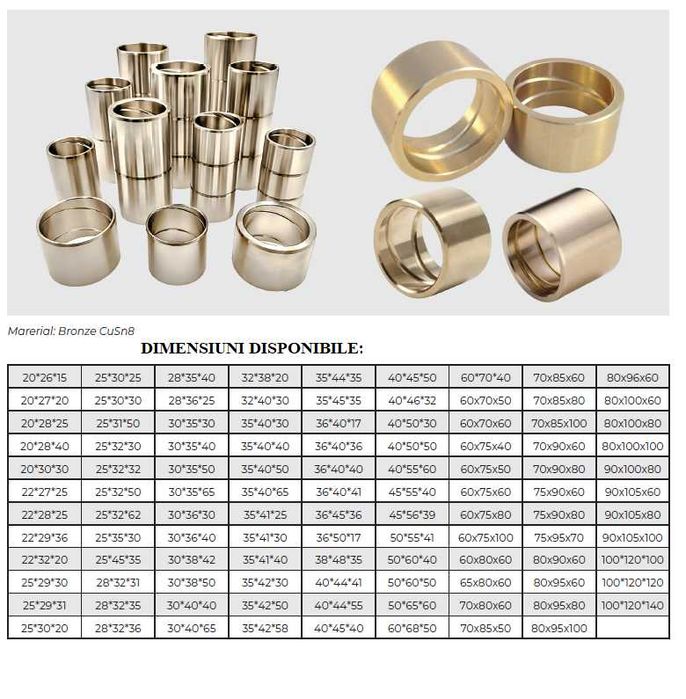 Bucsa E60 Bronze CuSn8