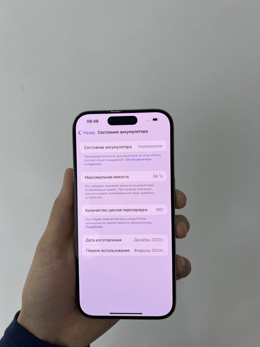 iPhone 15 Pro 256/86%