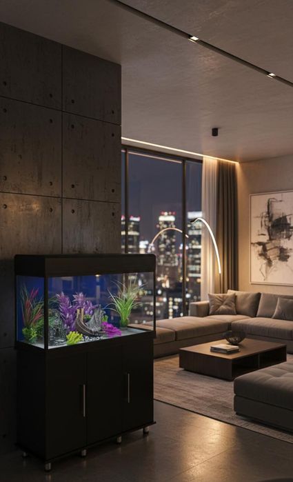 Аквариум с тумбой