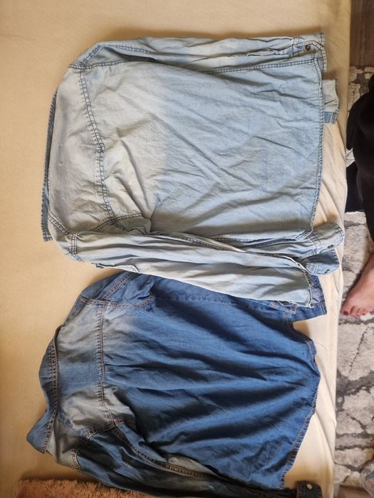 Две детски дънкови ризи