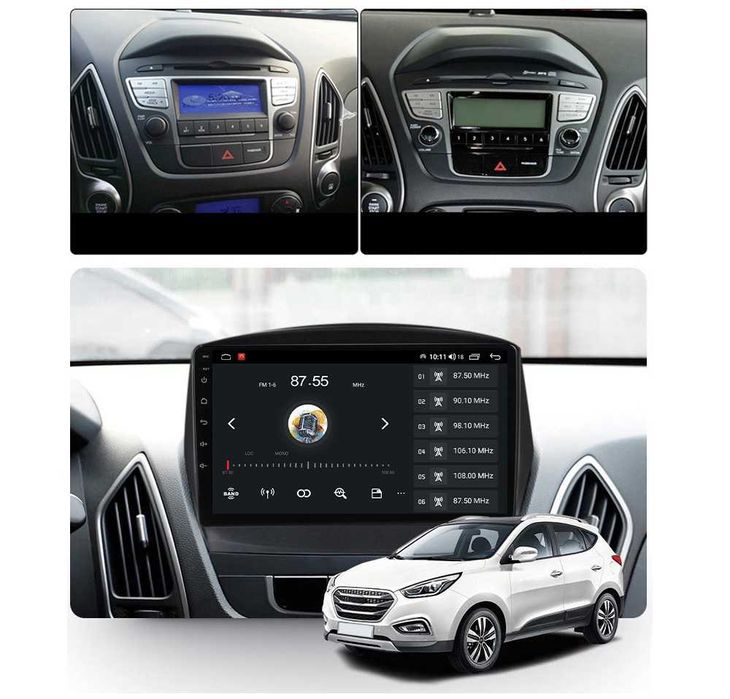 Navigatie Hyundai ix 35 din 2009 - 2015 , Garantie 2GB 4GB 8GB RAM