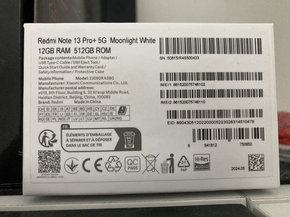 Xiaomi Redmi Note 13 Pro + 5G