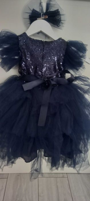 Детска официална рокля с богат тюл