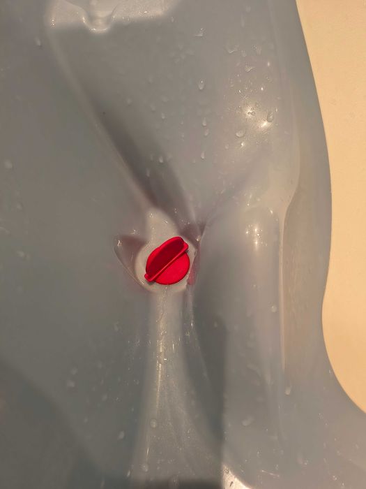 Анатомична вана OK baby с вграден термометър