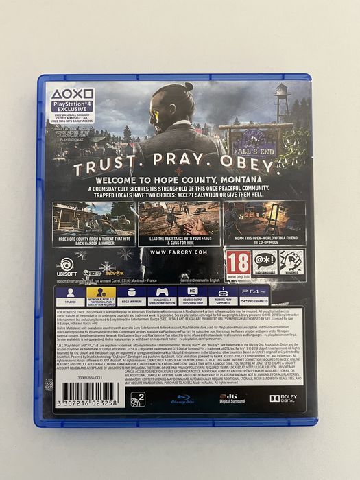 Farcry 5 / CUSA 05847 / Диск на PlayStation 4