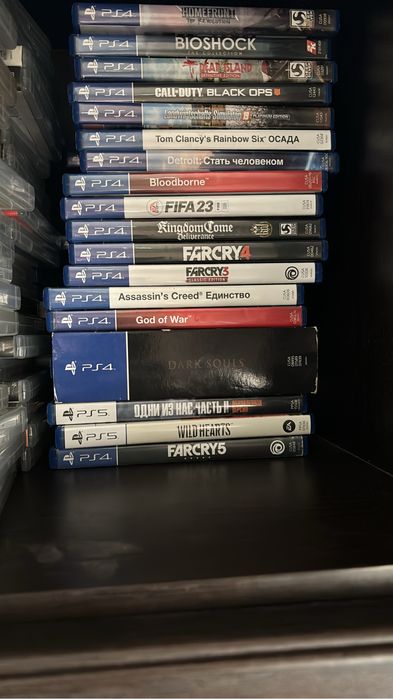 Обмен дисков на Sony Playstation 4,5
