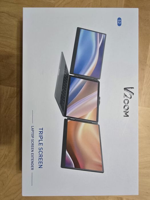 V2Com 3 screen laptop. Extensie + 2 displayuri pentru laptop prin HDMI si USBC FHD
