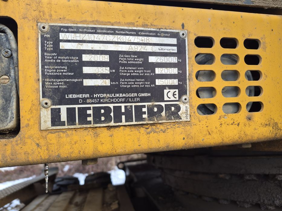 Vand excavatoare Liebherr