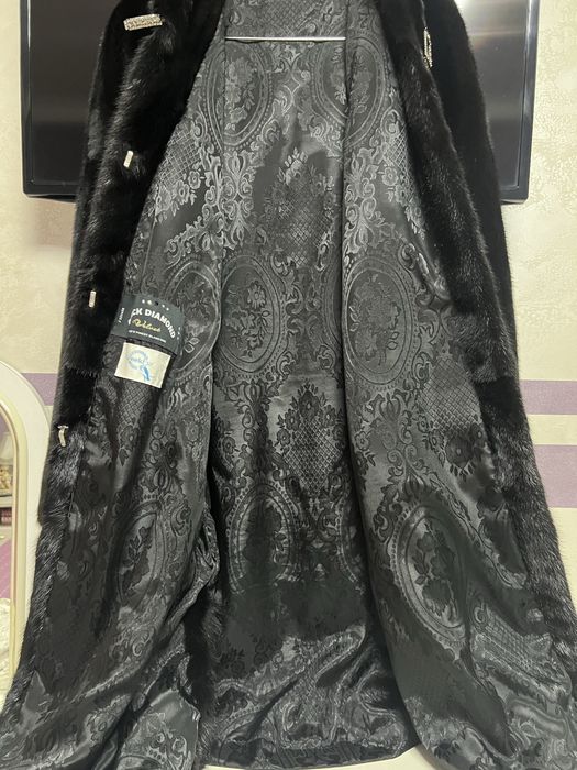 Шуба норковая «Black diamond”