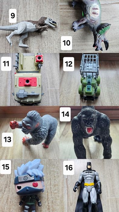 Детски играчки - динозаври,герои ,коли. Цени от 10 лв до 40 лв