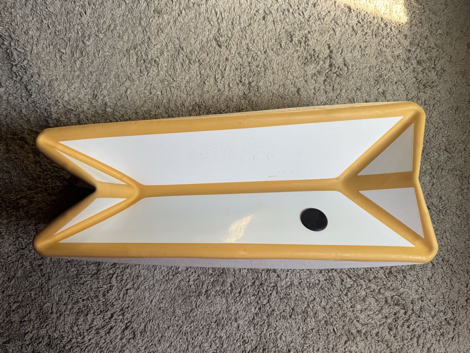 Cadita Stokke alb/galben