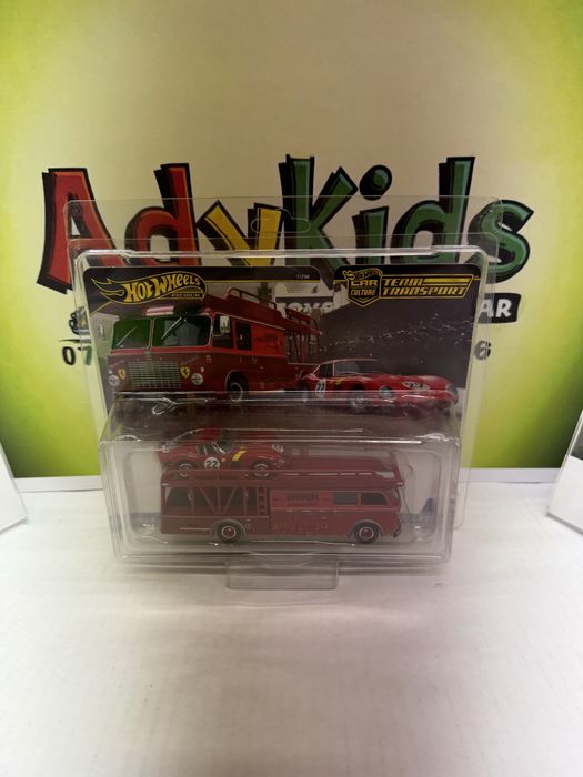 Hot Wheels premium Team Transport Ferrari 250GTO Fiat 642 RN2 macheta