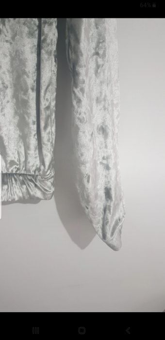 Hanorac dama scurt din catifea mar s/m