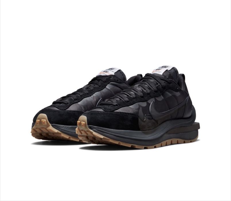 Маратонки Nike x Sacai VaporWaffle Black Gum